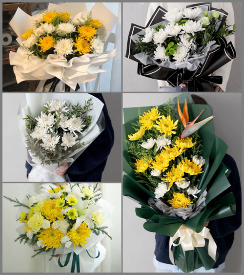 安徽合肥市肥西县铭传乡白事花束代送